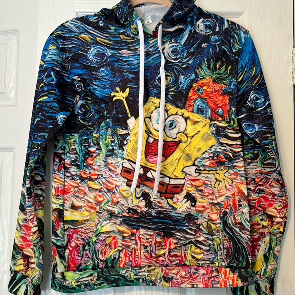 💜 Van Gogh SpongeBob Hoodie